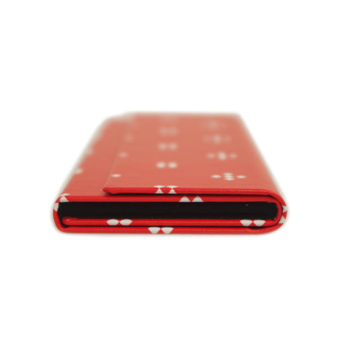 折りたたみで頑丈なメガネケース レッド SH463